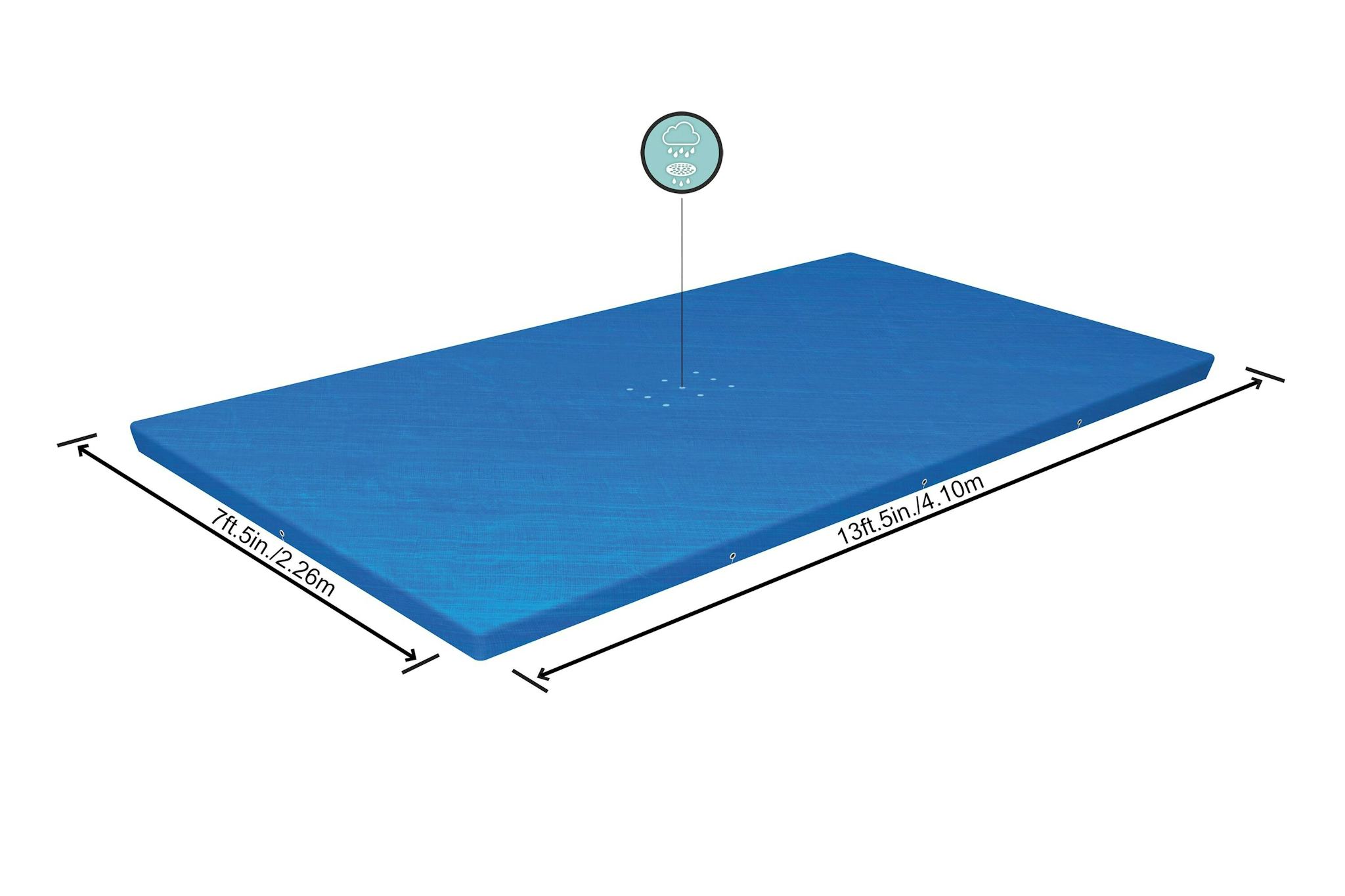 Coperture e Tappetini Copertura per piscina rettangolare da 400x211 cm Bestway 2