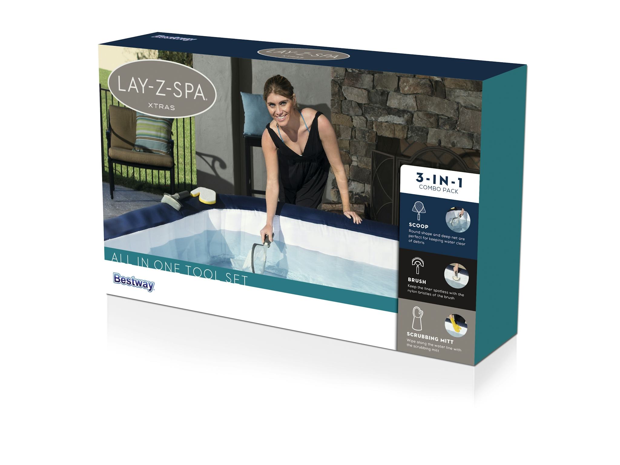 Accessori Piscine e Spa Kit per la pulizia idromassaggi gonfiabili Lay-Z-Spa Bestway 5