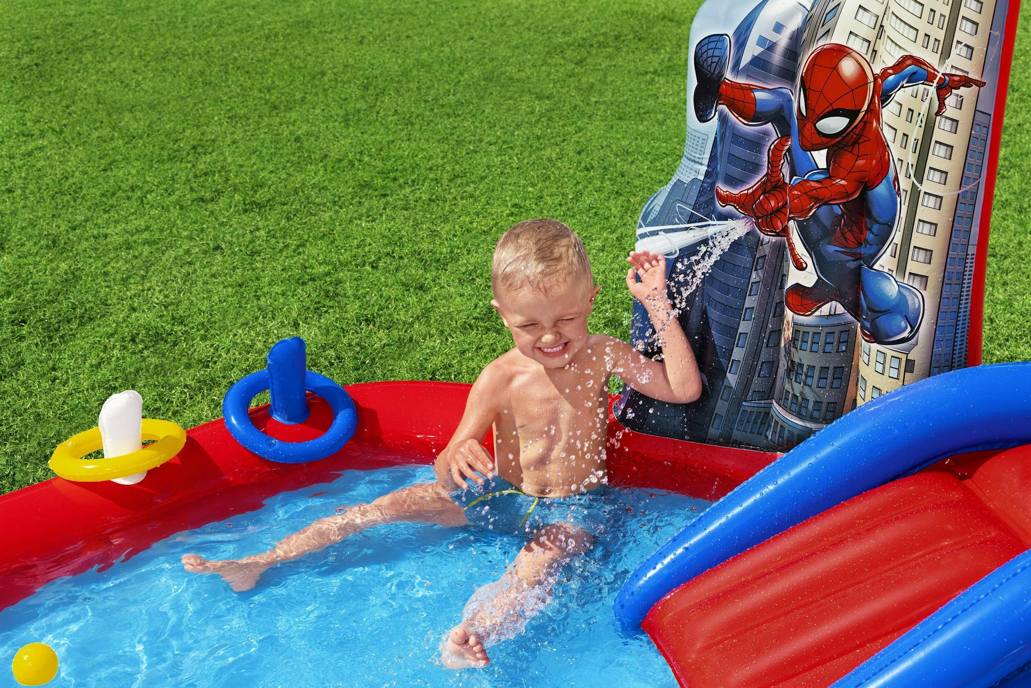 Giochi gonfiabili per bambini Playcenter gonfiabile Spider-Man Bestway 23