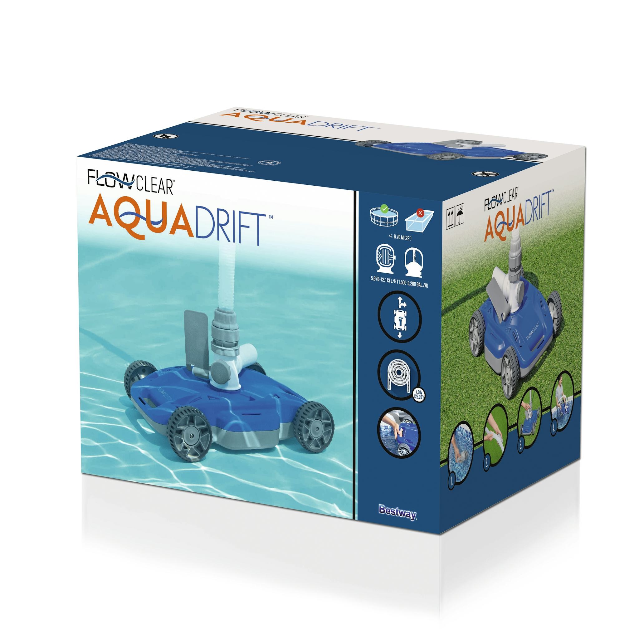Accessori Piscine e Spa Robot pulitore automatico AquaDrift Bestway 7