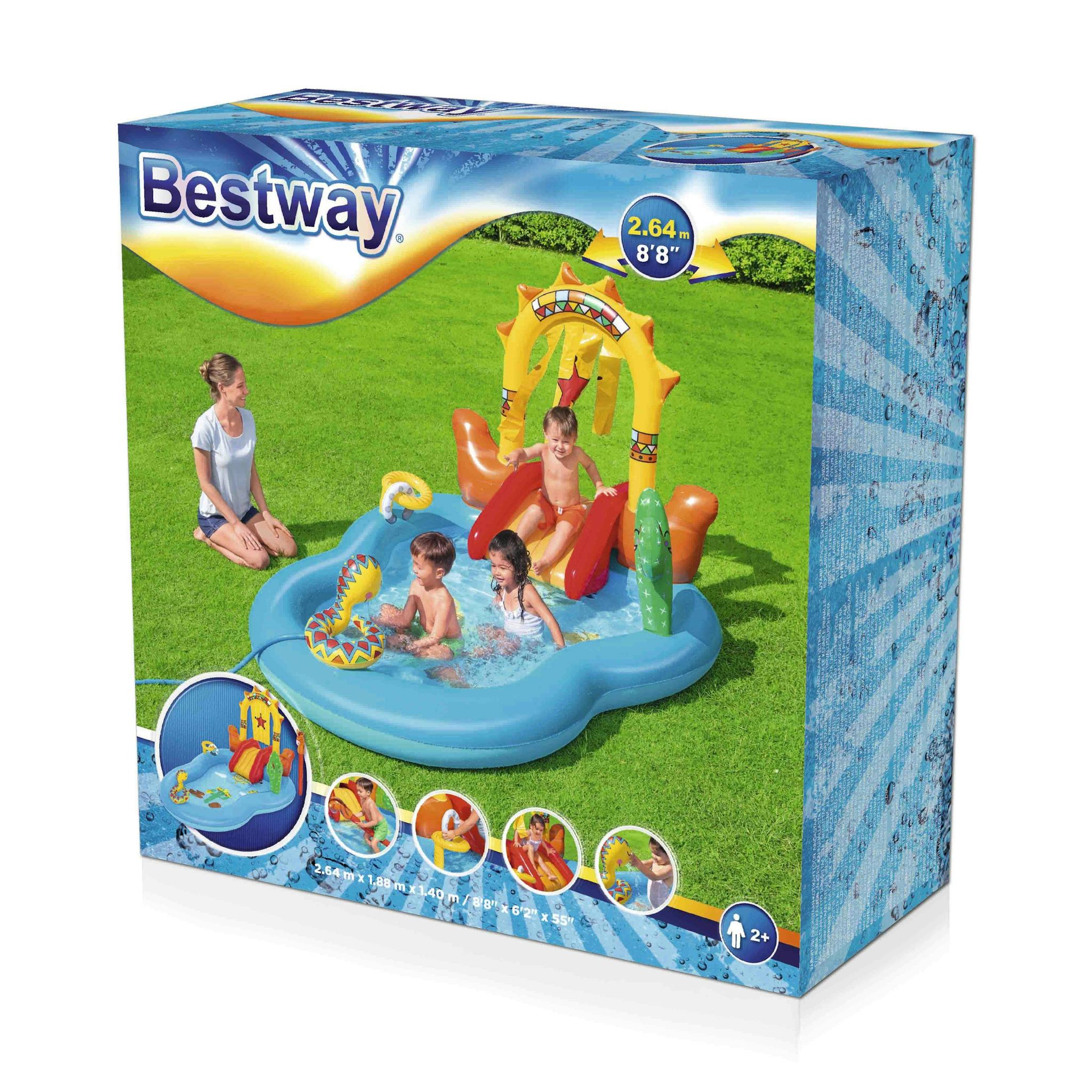 Giochi gonfiabili per bambini Playcenter gonfiabile Far West Bestway 11