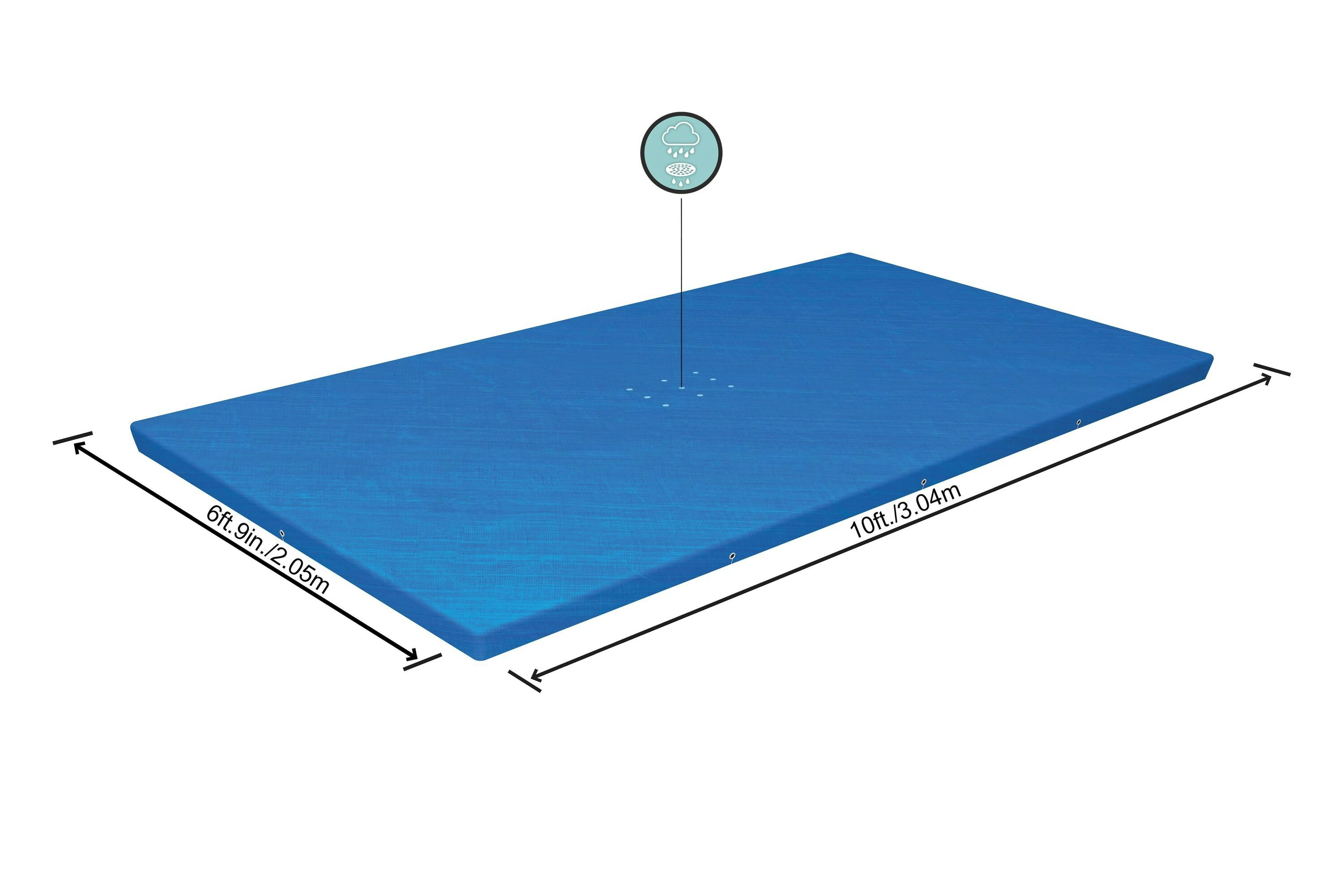Coperture e Tappetini Copertura per piscina rettangolare da 300x201 cm Bestway 1