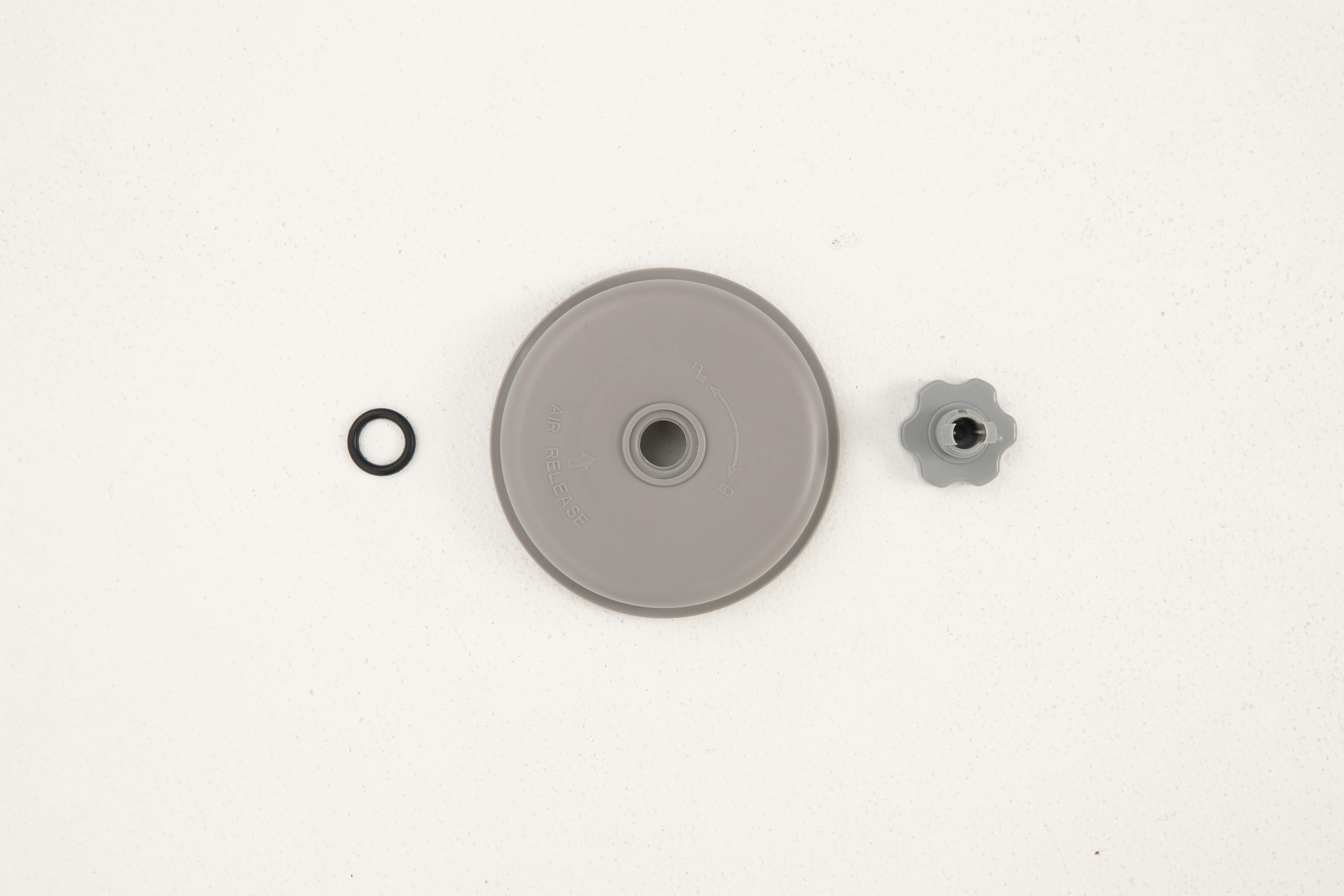 Valvola di sfiato + guarnizione ad anello + coperchio per pompa filtro a cartuccia da 2.006/3.028/5.678 l/h